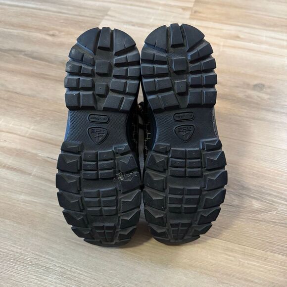 Y2K Nike ACG Women’s Combat Hiking Black And Yellow Boots Size 8 Outdoor Durable - Picture 8 of 10